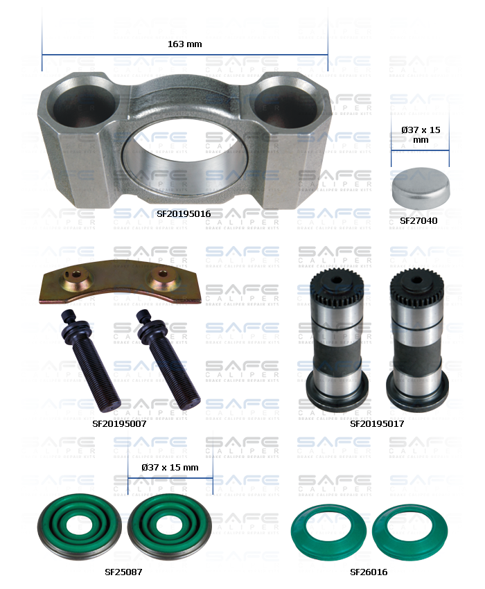 Kaliper Tamir Takımı (Sol)