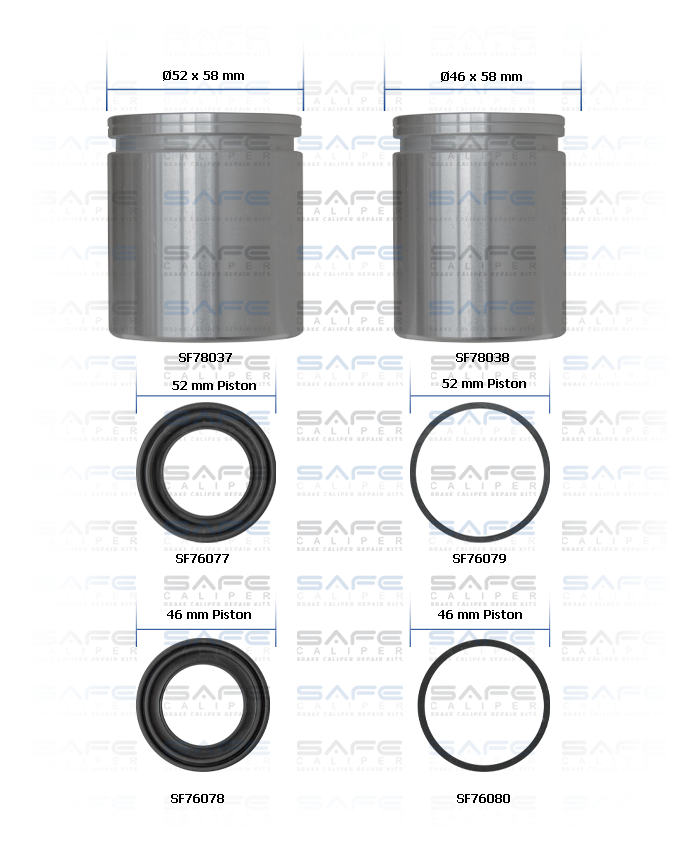 Kaliper Piston & Keçe Takımı