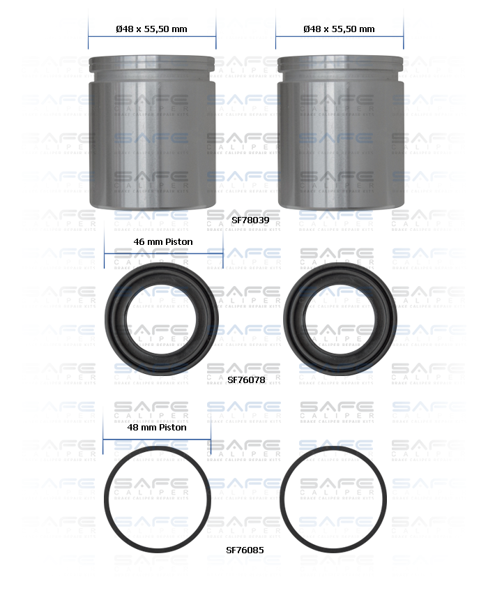 Kaliper Piston & Keçe Takımı