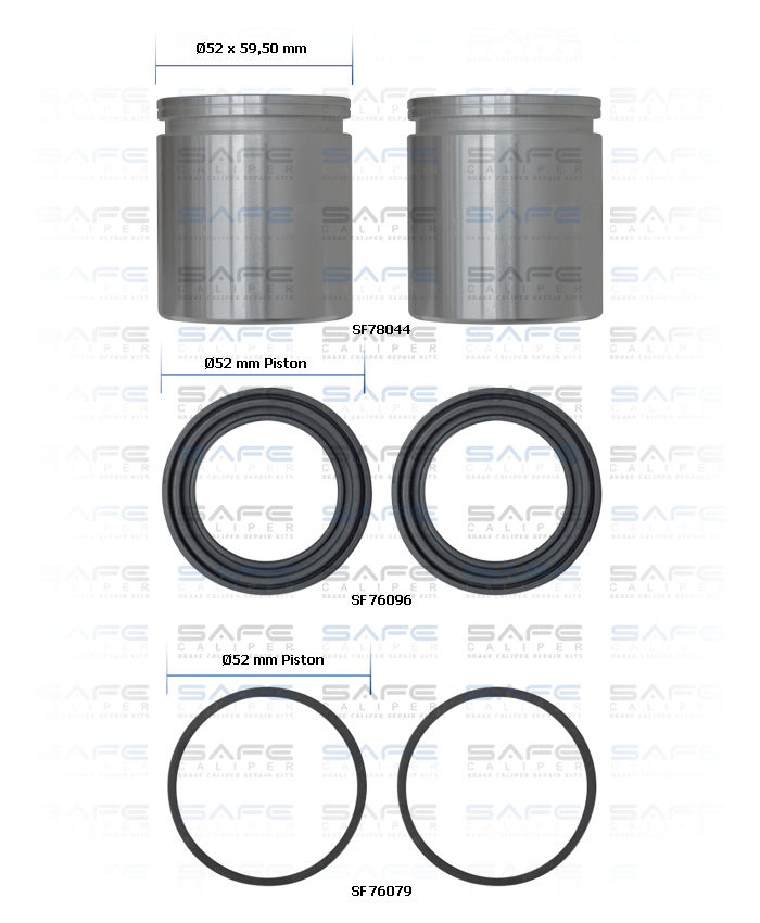 Kaliper Piston & Keçe Takımı
