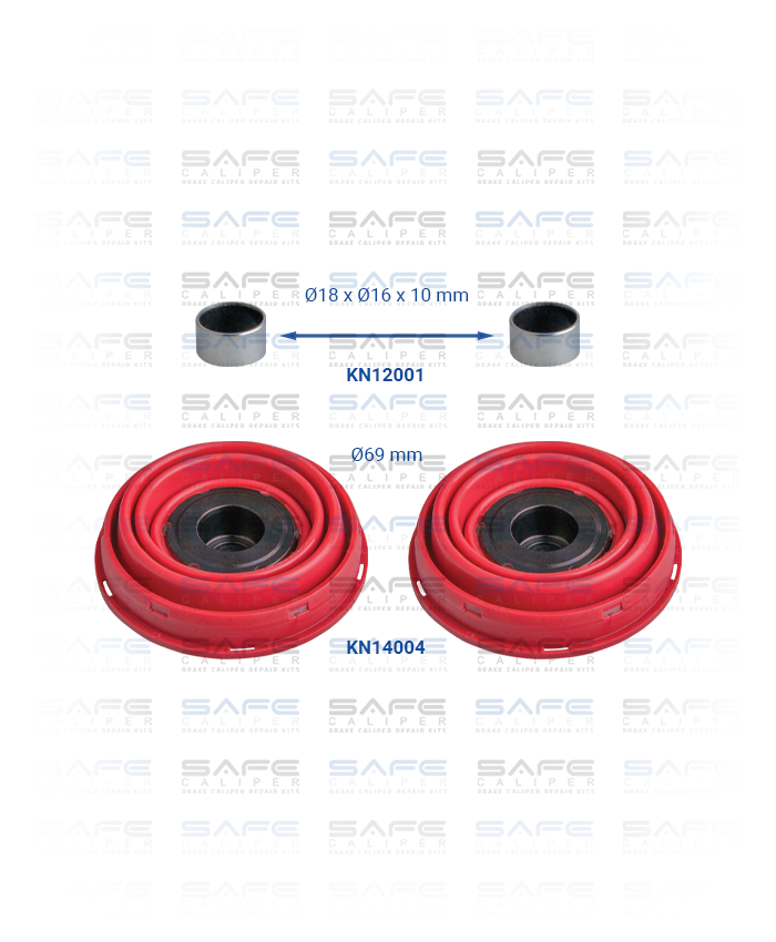 Kaliper Piston Tappet Tamir Takımı