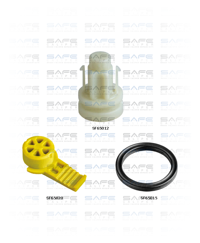 Caliper Adjuster Gear Plastic & Cap Kit