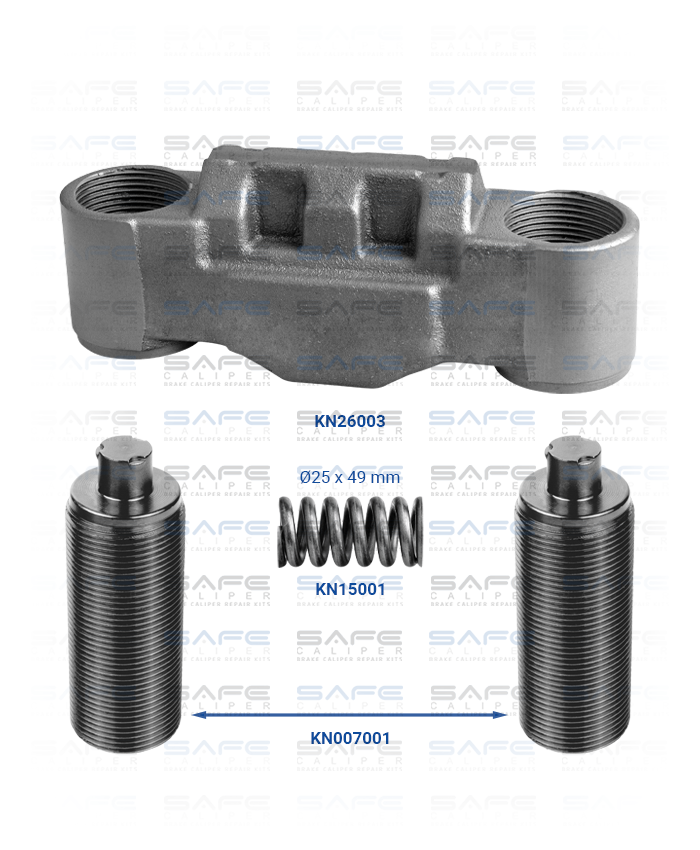 Caliper Bridge Assembly Repair Kit