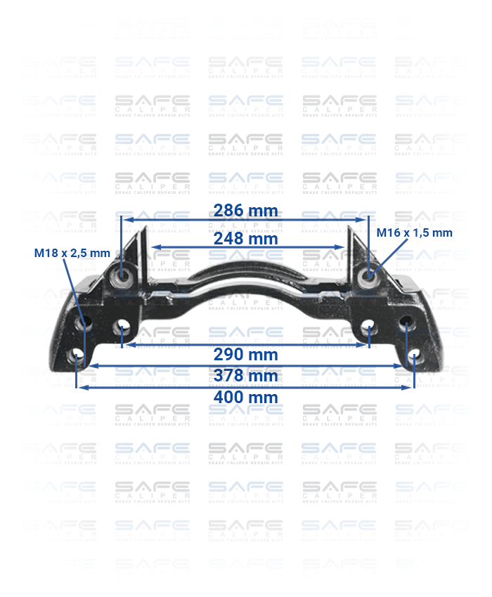 Caliper Carrier (22,5 Inch / DAF / Right-Left)