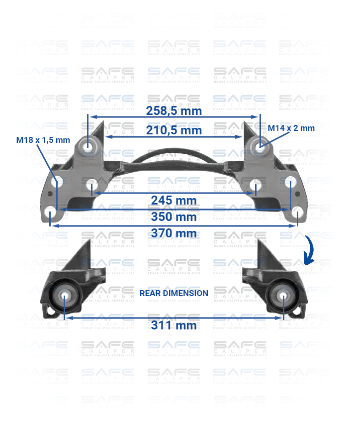 Caliper Carrier (Modul-X)