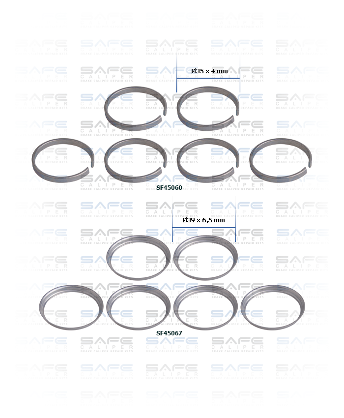 Caliper Circlip Kit