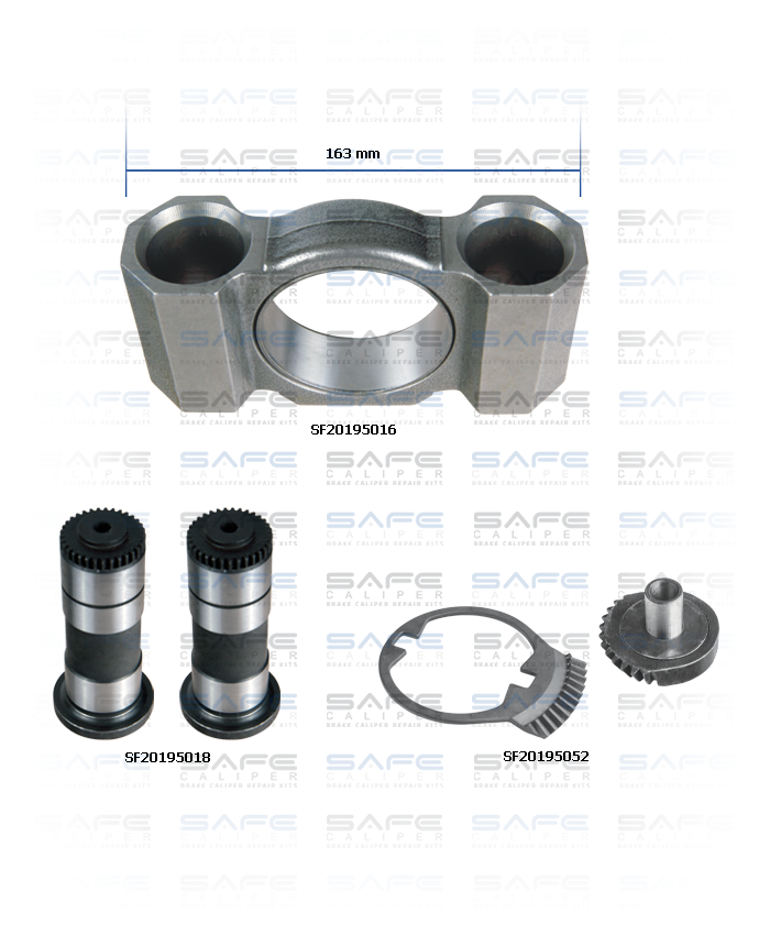 Caliper Gear & Bridge Assembly Kit (Right)