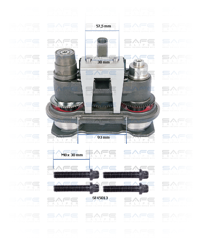 Caliper Mechanism, Piston & Cover Kit