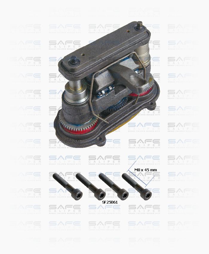 Caliper Mechanism, Piston & Cover Kit