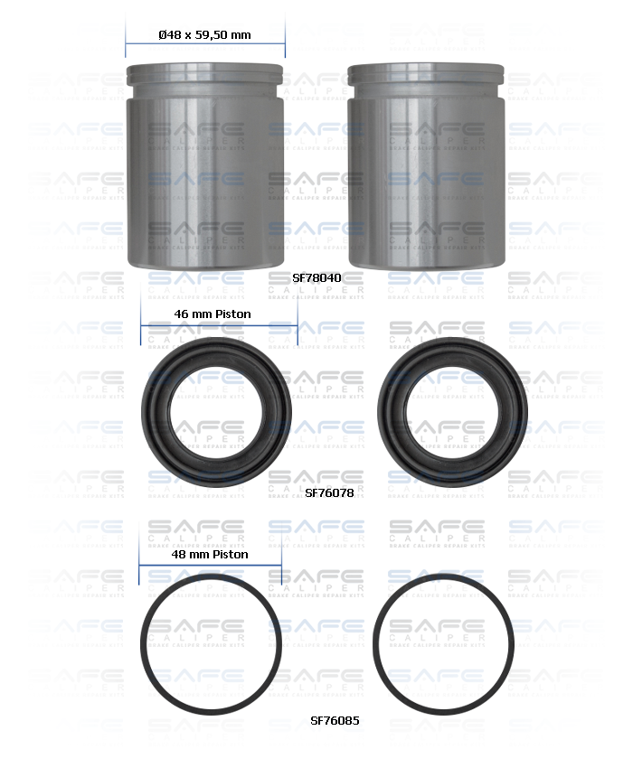 Caliper Piston & Seal Kit