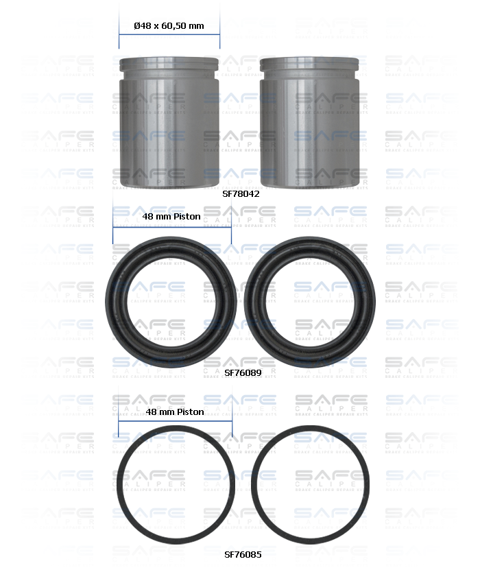Caliper Piston & Seal Kit