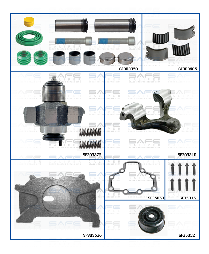 Caliper Repair Set (MAXX 17 / Right)