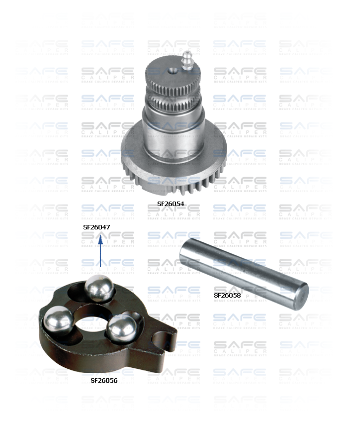 Caliper Shaft Repair Kit (Left)