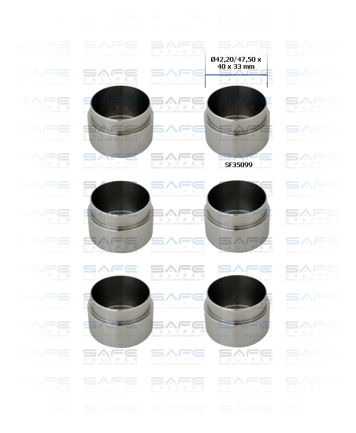Caliper Steel Cap Kit
