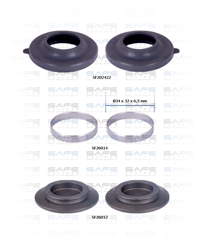 Caliper Tappet & Boot Repair Kit