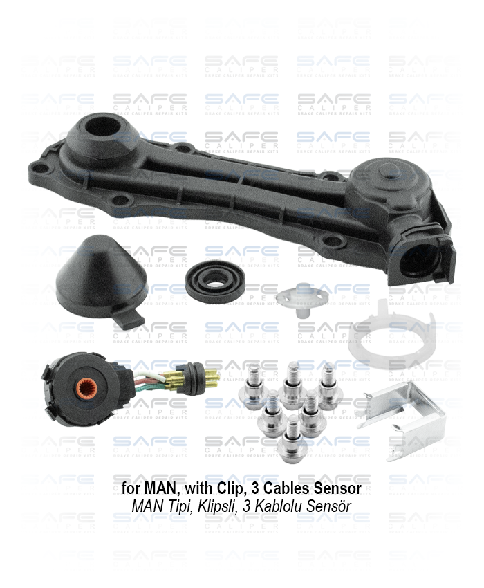 Caliper Plastic Sensor Cover Kit (3 Cables Sensor)