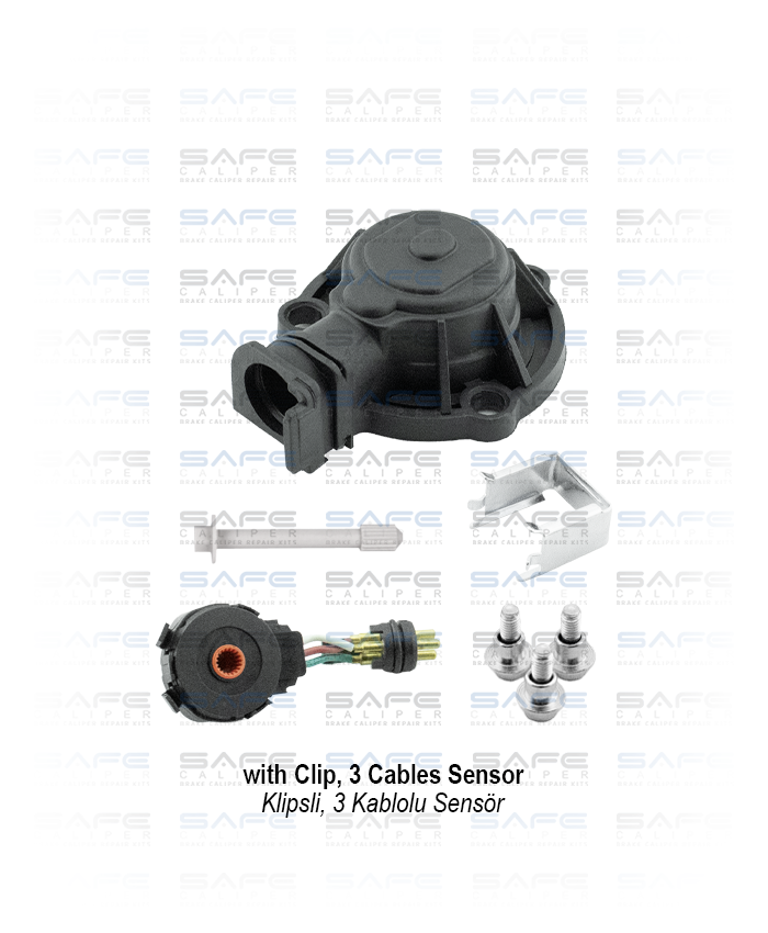 Caliper Plastic Sensor Cover Kit (3 Cables Sensor)