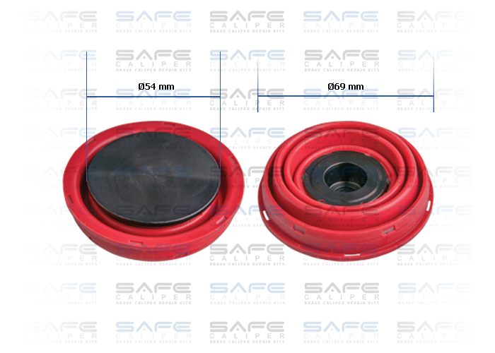 Tappet & Boot Assembly (Ø69 mm / Ø54 mm)